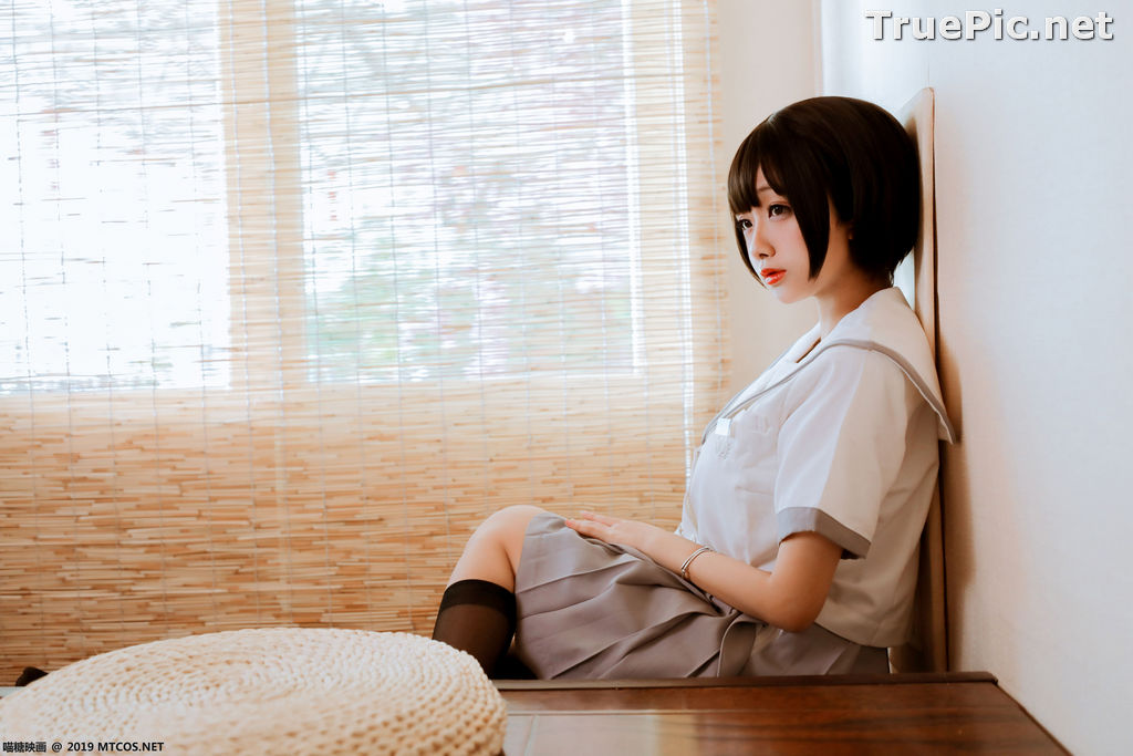 Image [MTCos] 喵糖映画 Vol.039 – Chinese Cute Model – Japanese School Uniform - TruePic.net - Picture-4