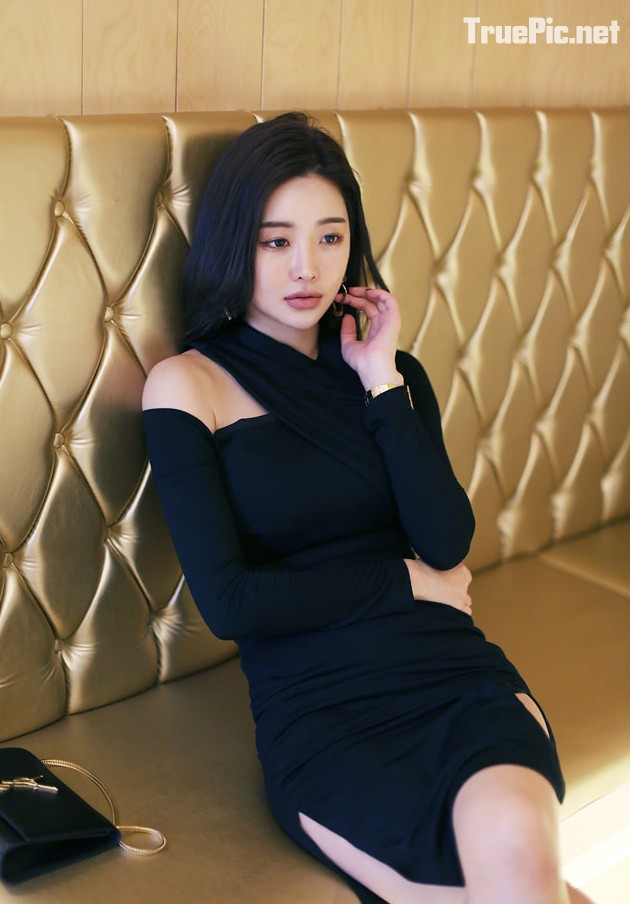 Park Da Hyun beautiful images - Korean fashion office dress - Jan.2018, TruePic.net