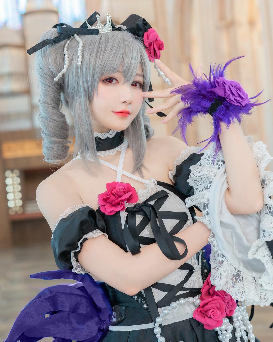 nữ cosplay 2 aliga