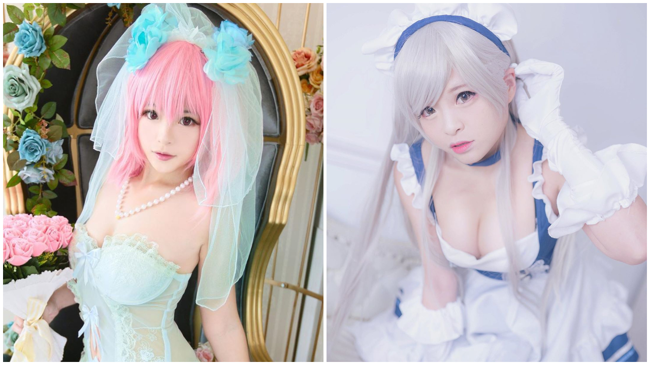 nữ cosplay - misa tóc hồng