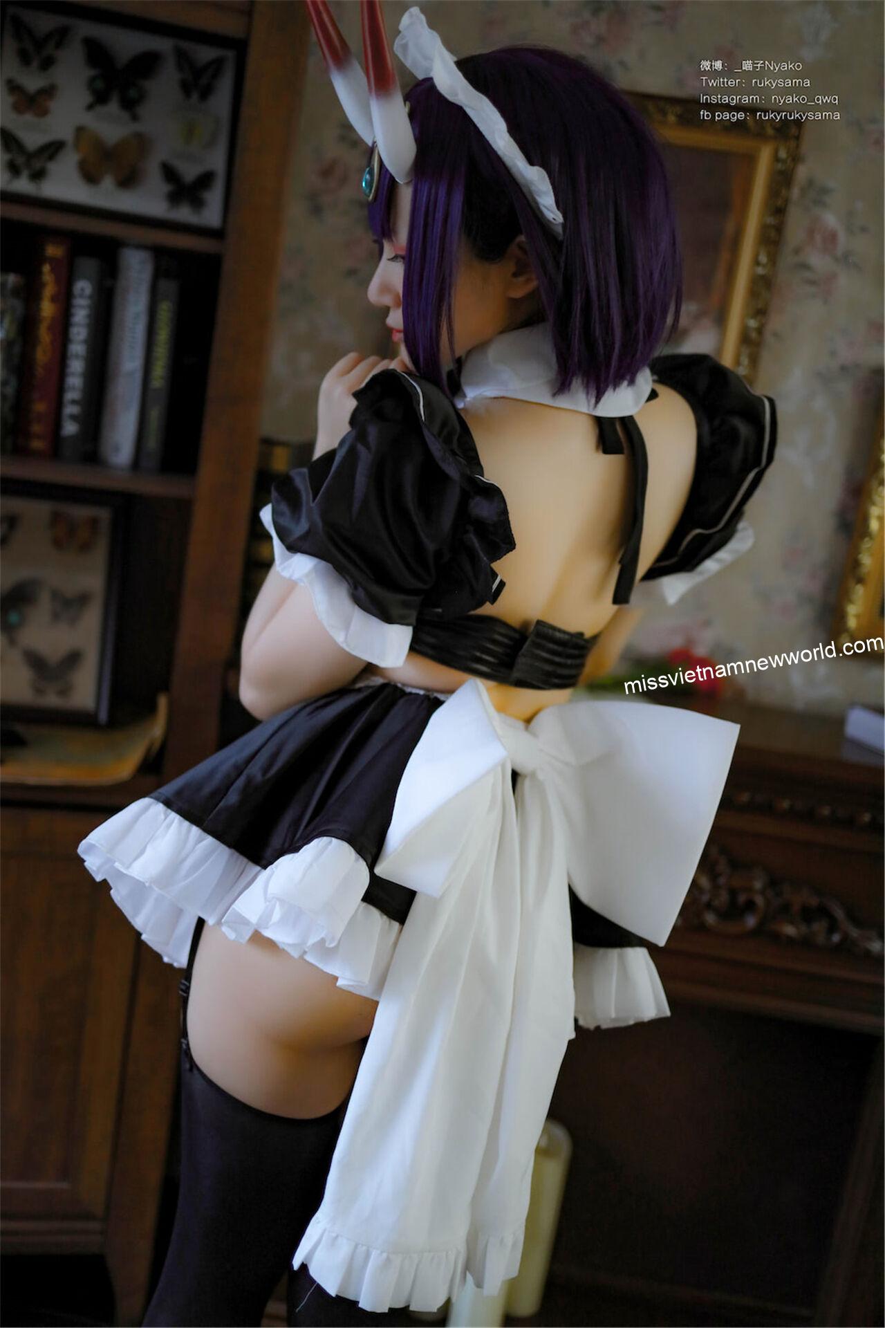 nyako-cosplay-shuten-douji-maid (11)