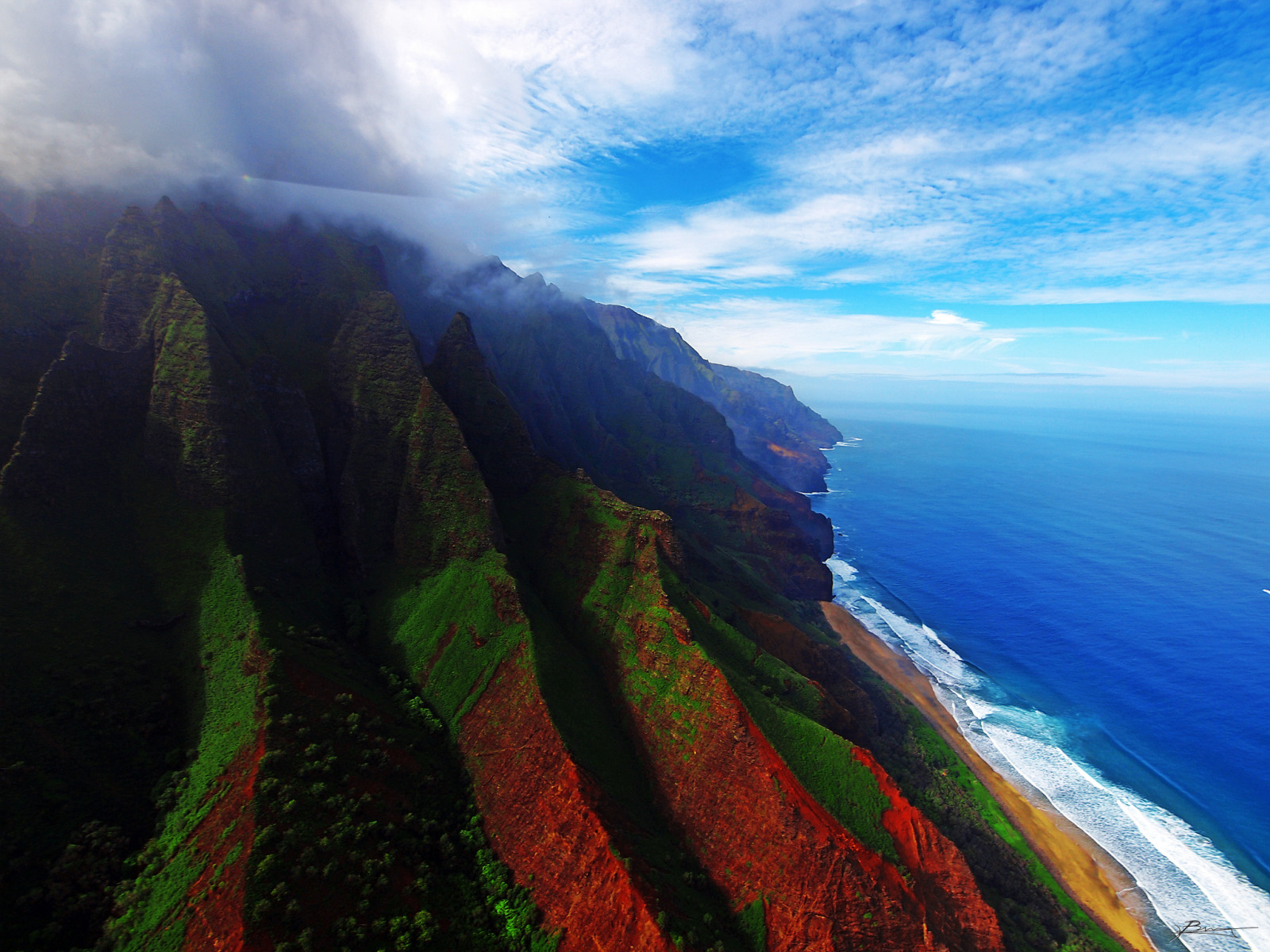 trees, landscape, mountains, sea, hill, water, rock, nature, shore, sand, sky, outdoors, clouds, beach, Tourism, blue, waves, coast, cliff, horizon, atmosphere, island, valley, cape, chopper, Hawaii, Kauai, mount scenery, North, crest, pacific, ridge, Terrain, cloud, cloudy, deep, day, mountain, high, view, ride, saariysqualitypictures, ocean, aerial, line, tour, helicopter, trip, visit, paul, far, colorphotoaward, highland, aerial photography, hill station, promontory, escarpment, dex, dexxus, napali, doorsoff, 20110209ha4kauai50066d