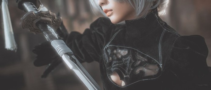 Bỏng mắt với cosplay về cô nàng 2B trong Nier: Automata - Ảnh 2.