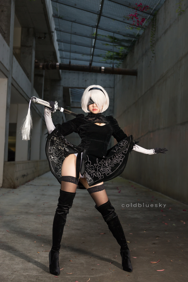 Lại thêm một lần nóng mắt với vẻ đẹp của 2B phiên bản cosplay của mỹ nữ xứ Hàn - Ảnh 6.