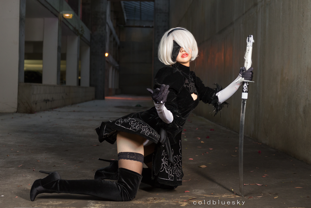 Lại thêm một lần nóng mắt với vẻ đẹp của 2B phiên bản cosplay của mỹ nữ xứ Hàn - Ảnh 8.