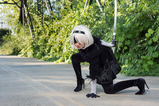 Lại thêm một lần nóng mắt với vẻ đẹp của 2B phiên bản cosplay của mỹ nữ xứ Hàn - Ảnh 11.