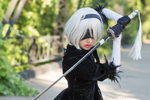 Lại thêm một lần nóng mắt với vẻ đẹp của 2B phiên bản cosplay của mỹ nữ xứ Hàn - Ảnh 14.