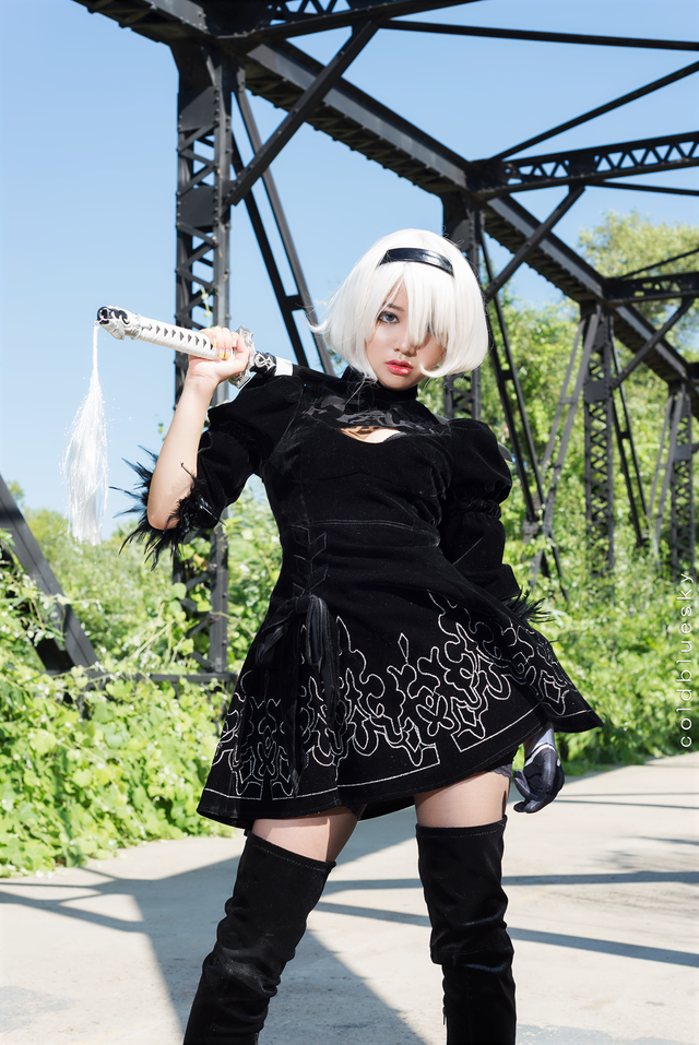 Lại thêm một lần nóng mắt với vẻ đẹp của 2B phiên bản cosplay của mỹ nữ xứ Hàn - Ảnh 16.