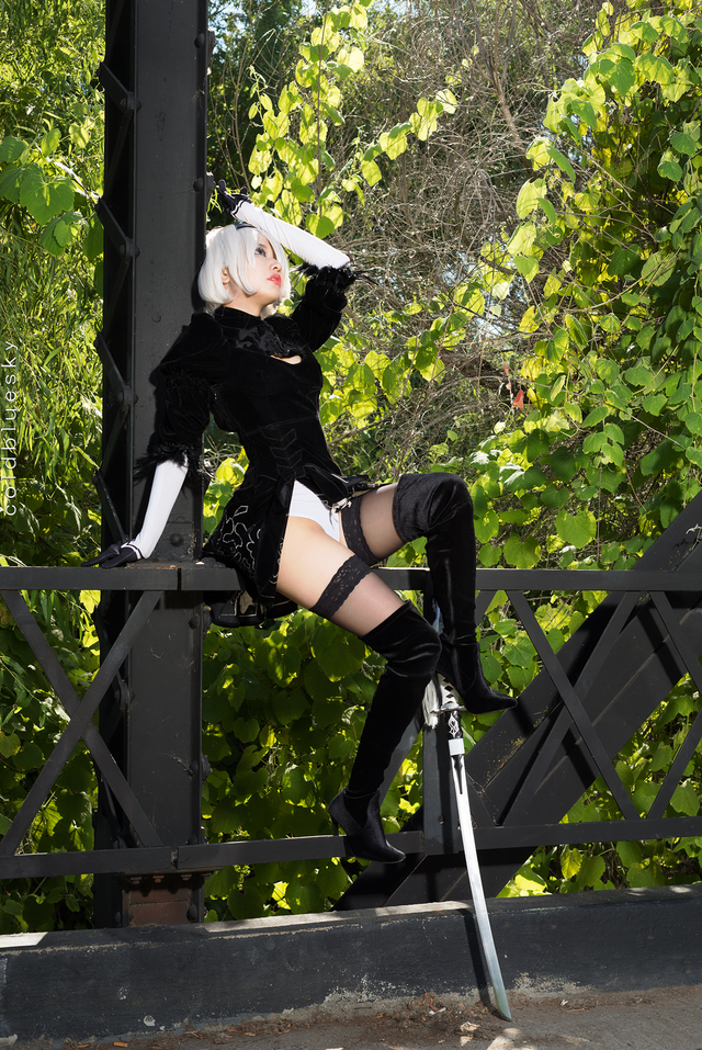 Lại thêm một lần nóng mắt với vẻ đẹp của 2B phiên bản cosplay của mỹ nữ xứ Hàn - Ảnh 20.