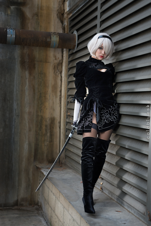 Lại thêm một lần nóng mắt với vẻ đẹp của 2B phiên bản cosplay của mỹ nữ xứ Hàn - Ảnh 24.