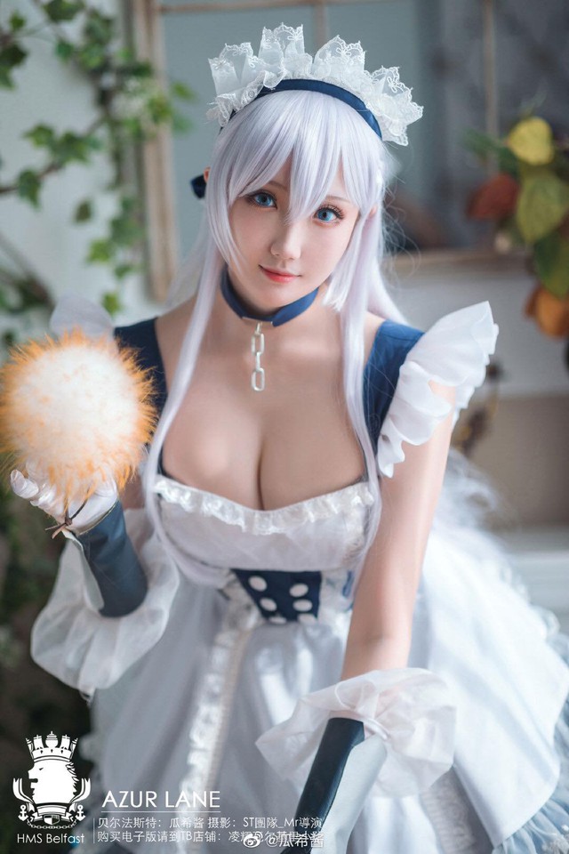 Gái xinh thì ai cũng thích, nhưng xinh như Belfast phiên bản cosplay nóng bỏng thế này thì ai mà chịu được - Ảnh 5.