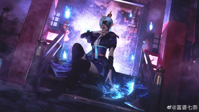 Chiêm ngưỡng loạt ảnh cosplay Vayne Tuyệt Vọng Chi Tiễn thần thái ngút trời của nữ người mẫu Trung Quốc - Ảnh 6.