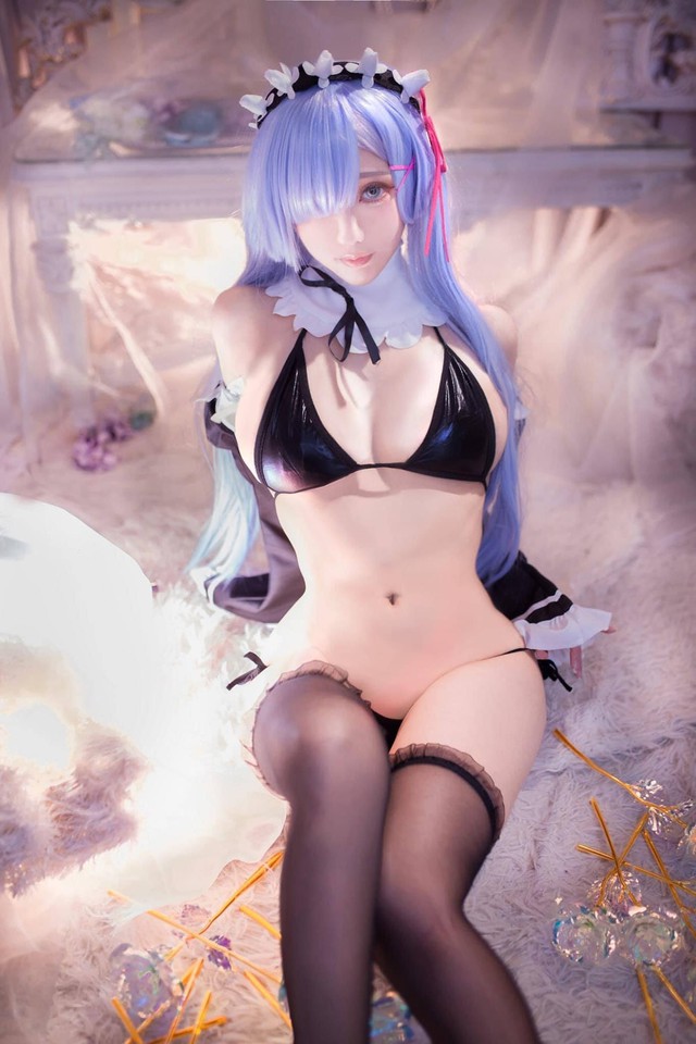 Xịt máu mũi khi ngắm loạt ảnh cosplay cực gợi cảm về nàng hầu Rem trong Re:Zero - Ảnh 5.