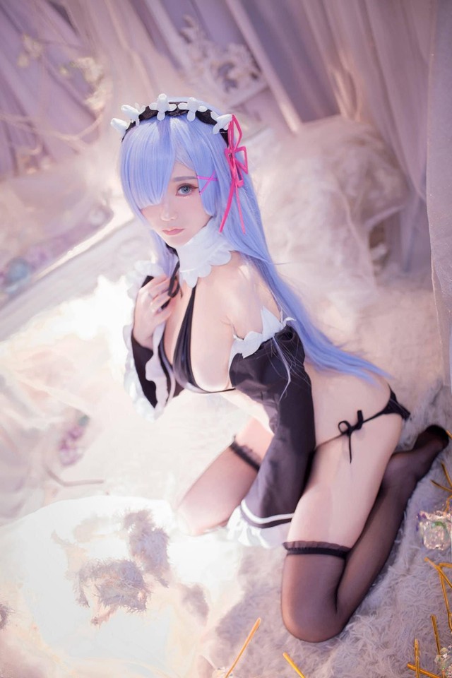 Xịt máu mũi khi ngắm loạt ảnh cosplay cực gợi cảm về nàng hầu Rem trong Re:Zero - Ảnh 8.