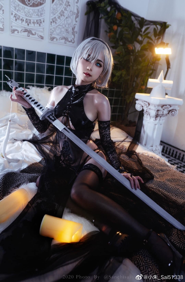 Ngây ngất ngắm phiên bản cosplay 2B - nữ nhân vật sexy bậc nhất thế giới game - Ảnh 11.