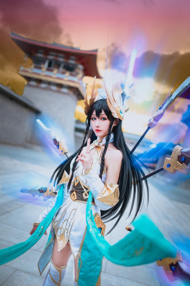 LMHT: Choáng váng vì vẻ đẹp tựa thần tiên tỉ tỉ trong bộ cosplay Irelia Tiên Kiếm của nữ game thủ Trung Quốc - Ảnh 6.