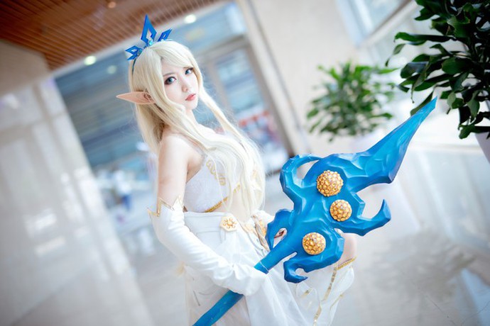 Ngắm cosplay nữ thần Janna cực xinh đẹp và gợi cảm - Ảnh 9.