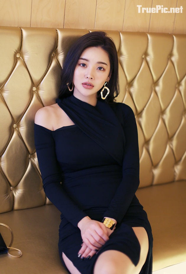 Park Da Hyun beautiful images - Korean fashion office dress - Jan.2018, TruePic.net