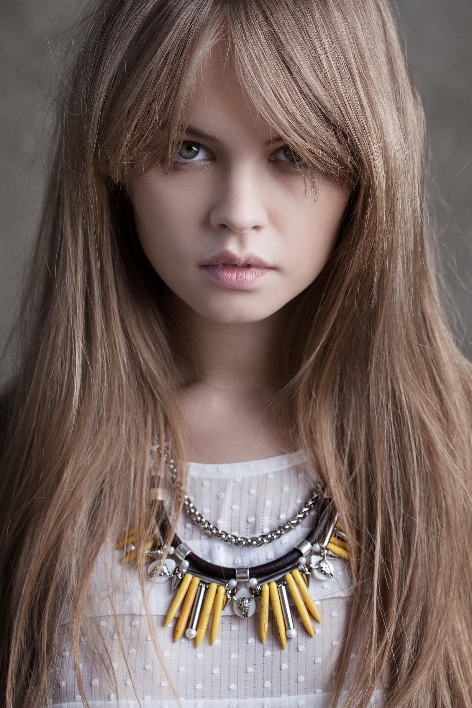 profile, necklace, Anastasia Scheglova