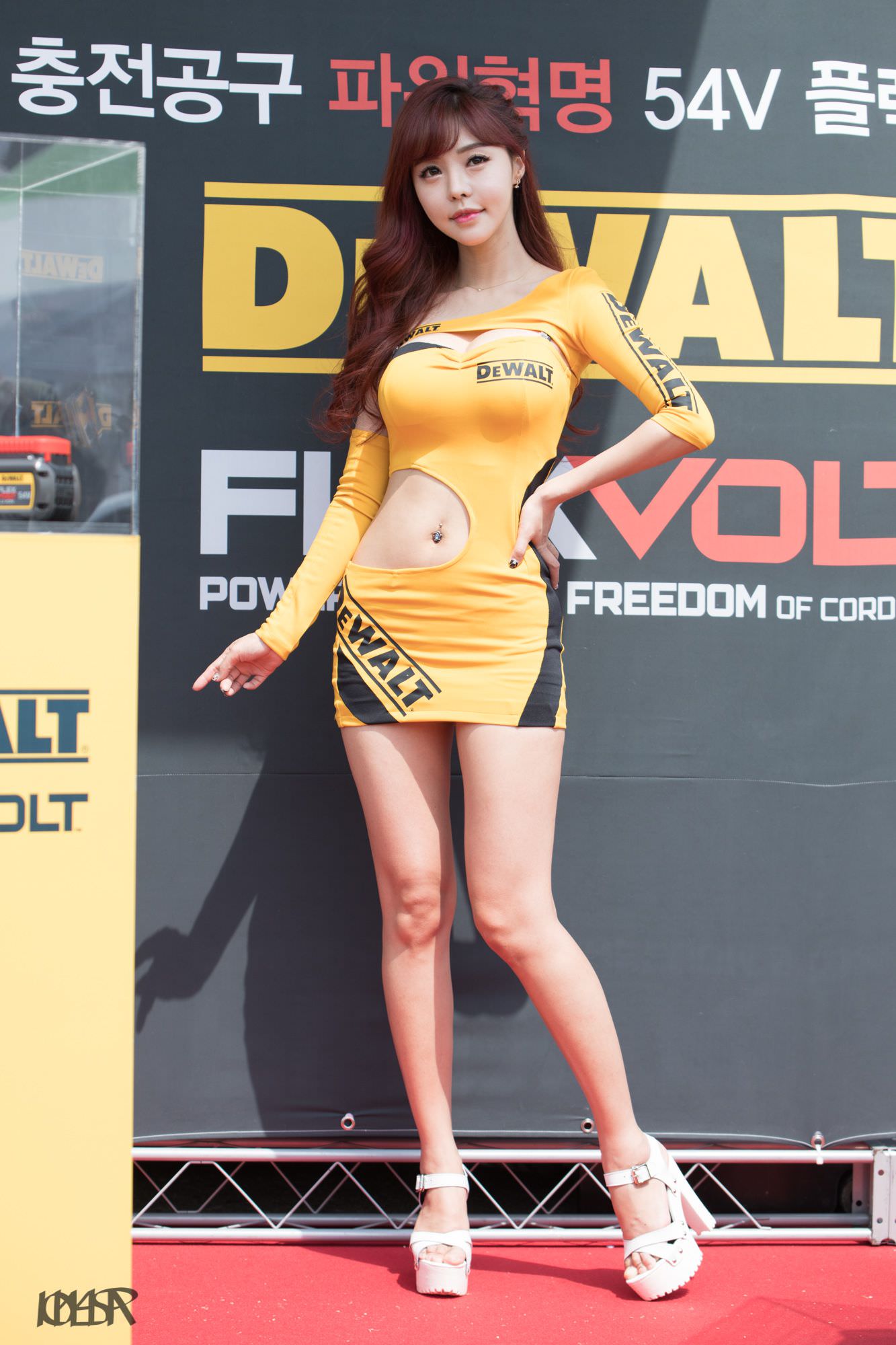 Seo Jin Ah at CJ Super Race Championship, Hot girl Korean, Hot girl live stream