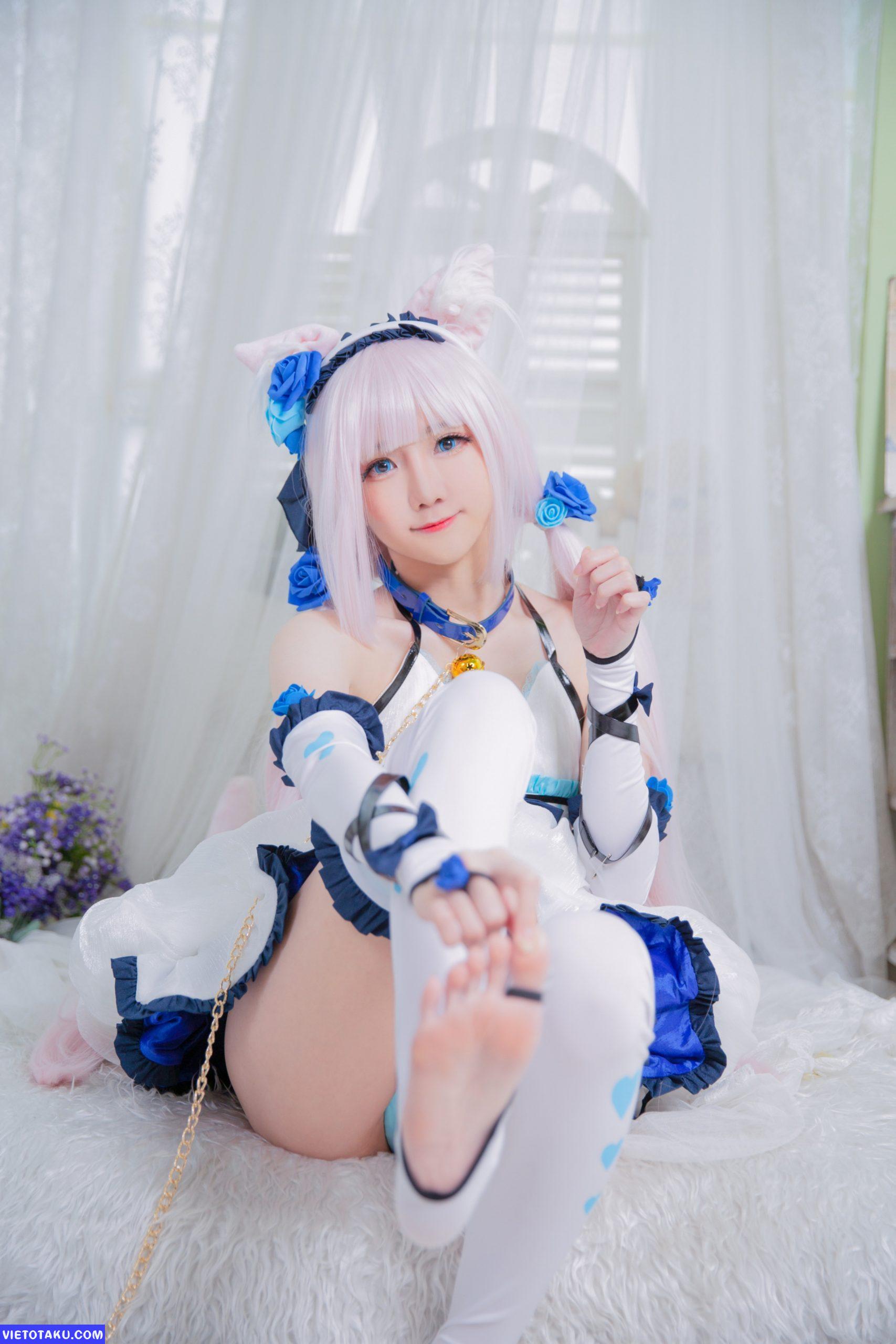 Sally Dorasnow với bộ cosplay Nekopara Vanilla 20