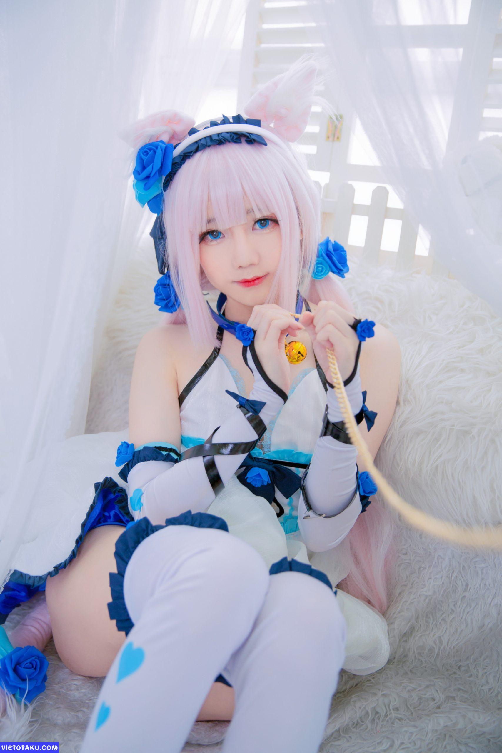 Sally Dorasnow với bộ cosplay Nekopara Vanilla 11