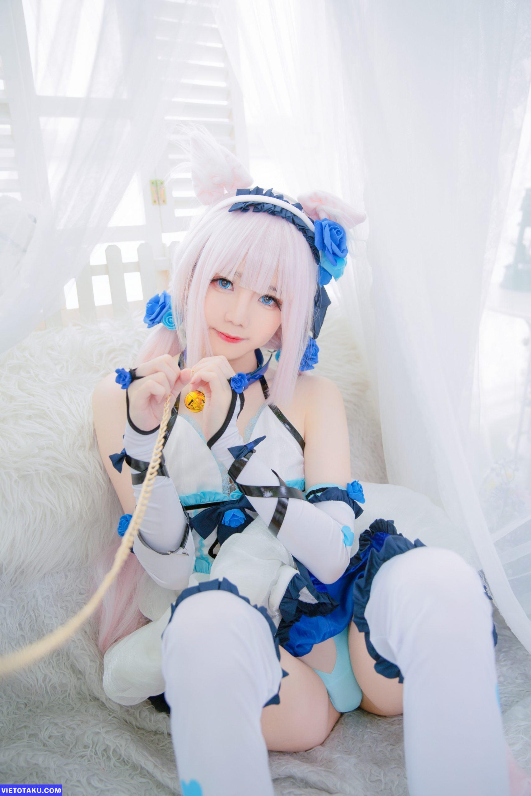 Sally Dorasnow với bộ cosplay Nekopara Vanilla 10