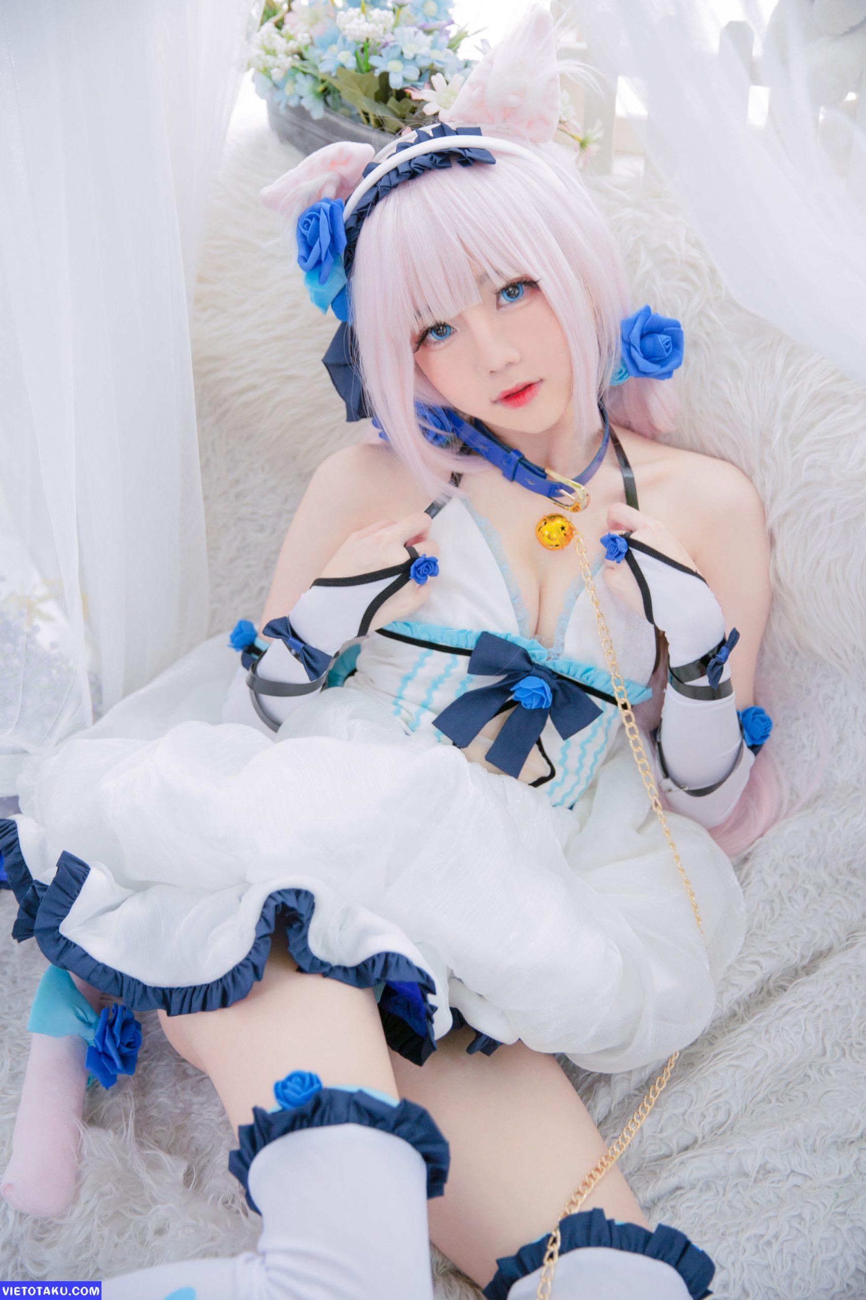 Sally Dorasnow với bộ cosplay Nekopara Vanilla 8