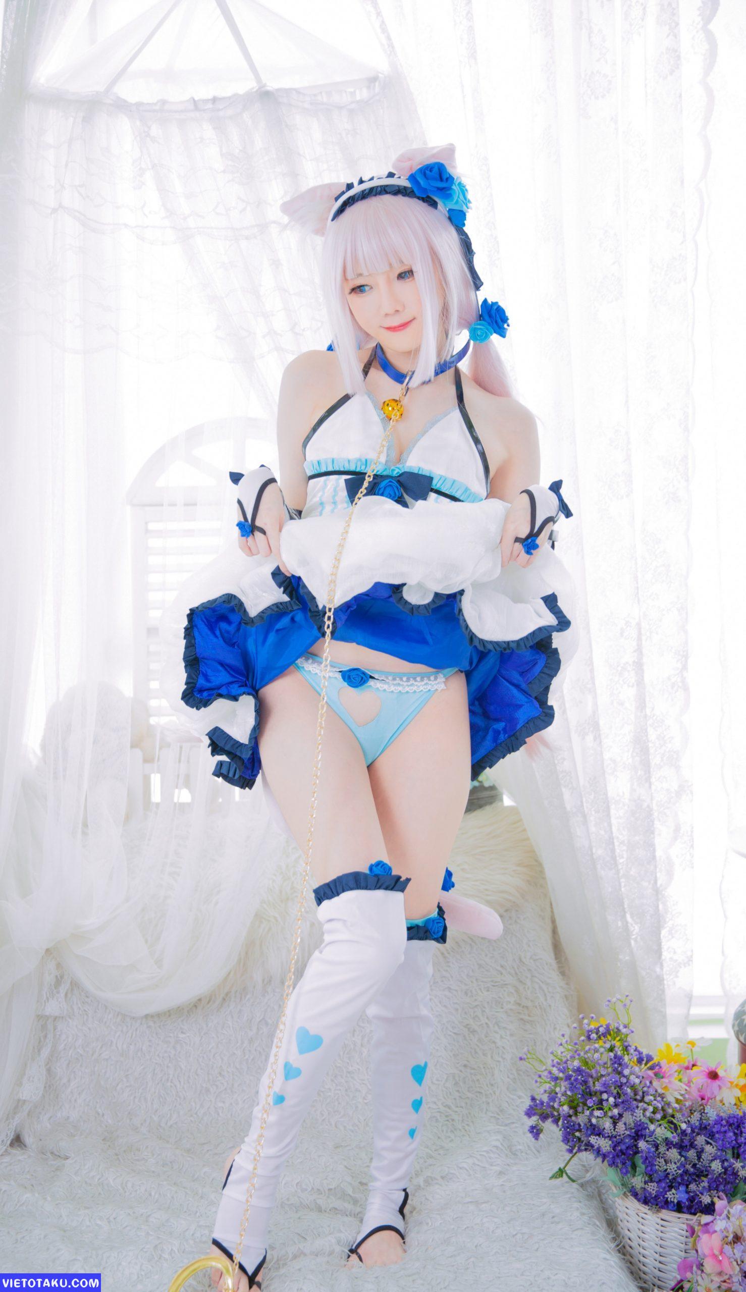 Sally Dorasnow với bộ cosplay Nekopara Vanilla 7