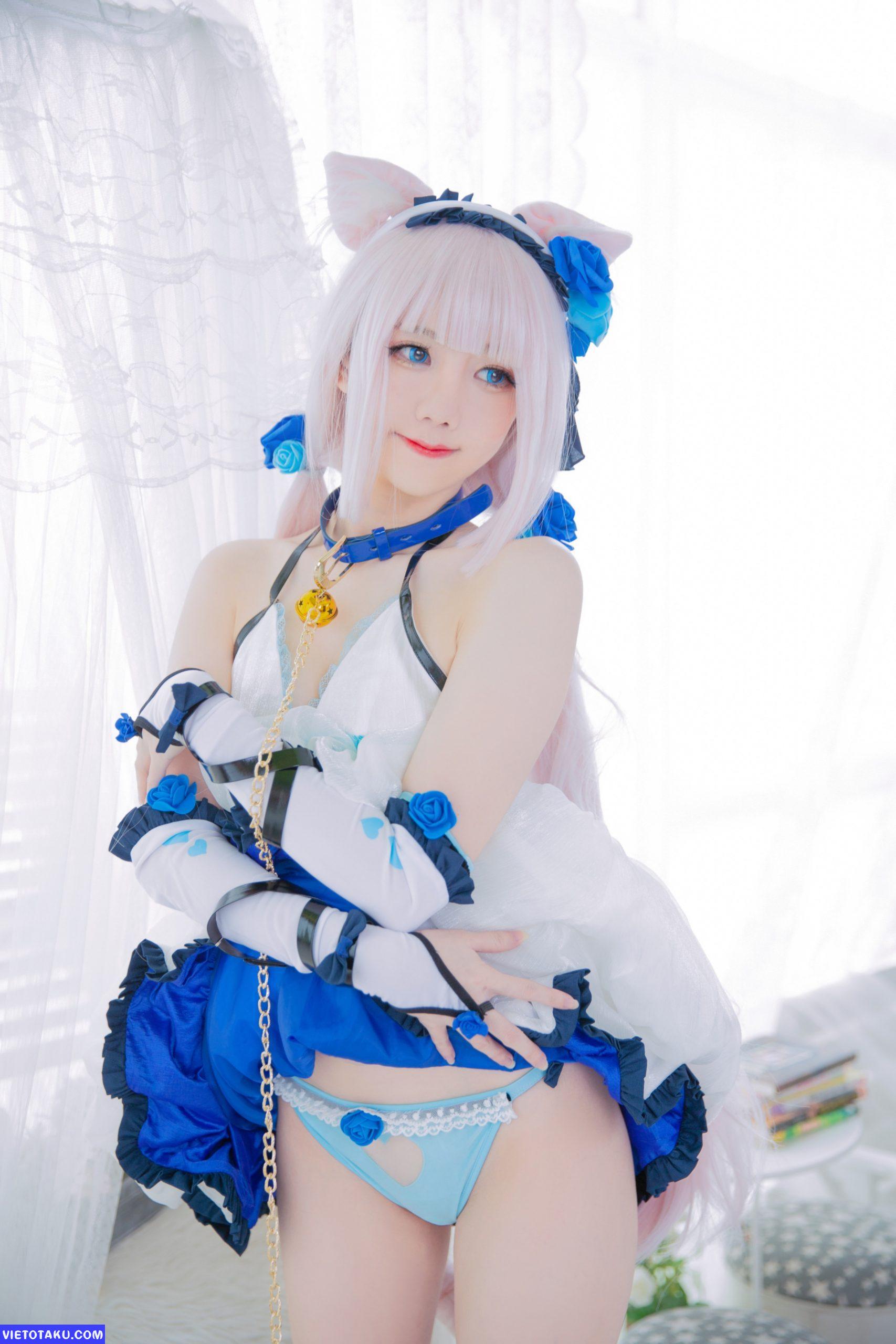 Sally Dorasnow với bộ cosplay Nekopara Vanilla 6