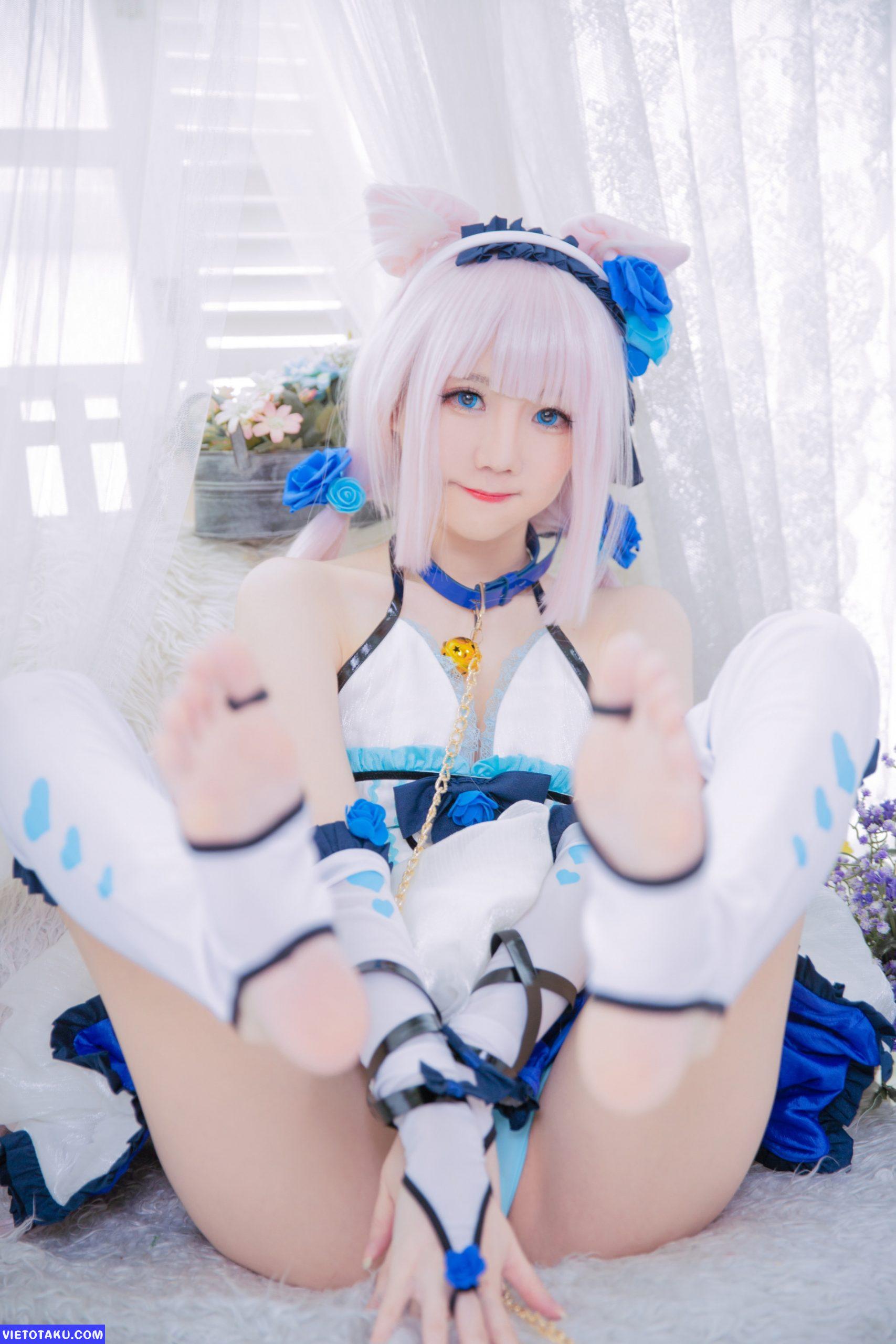 Sally Dorasnow với bộ cosplay Nekopara Vanilla 5