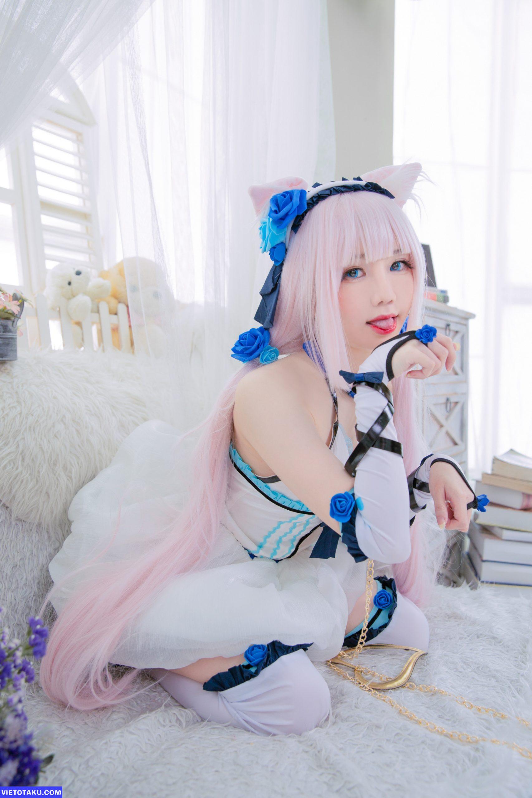 Sally Dorasnow với bộ cosplay Nekopara Vanilla 4