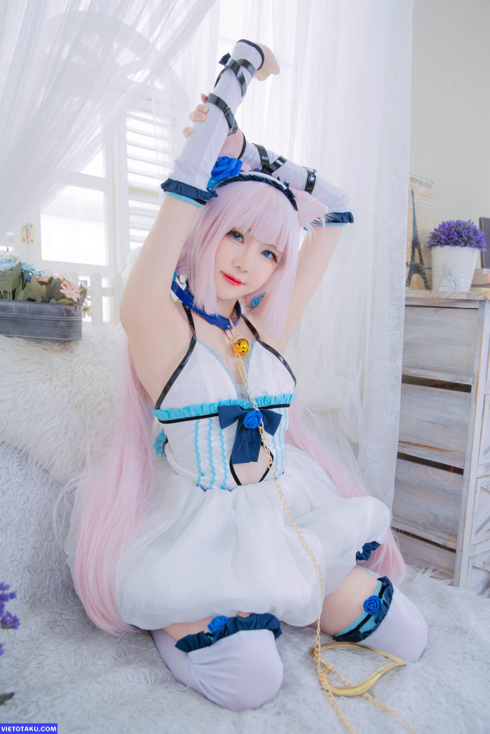 Sally Dorasnow với bộ cosplay Nekopara Vanilla 2