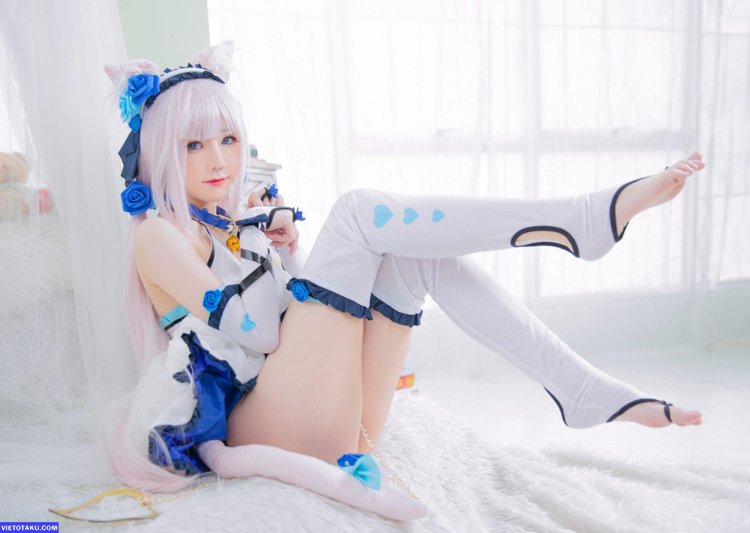 Sally Dorasnow với bộ cosplay Nekopara Vanilla 14