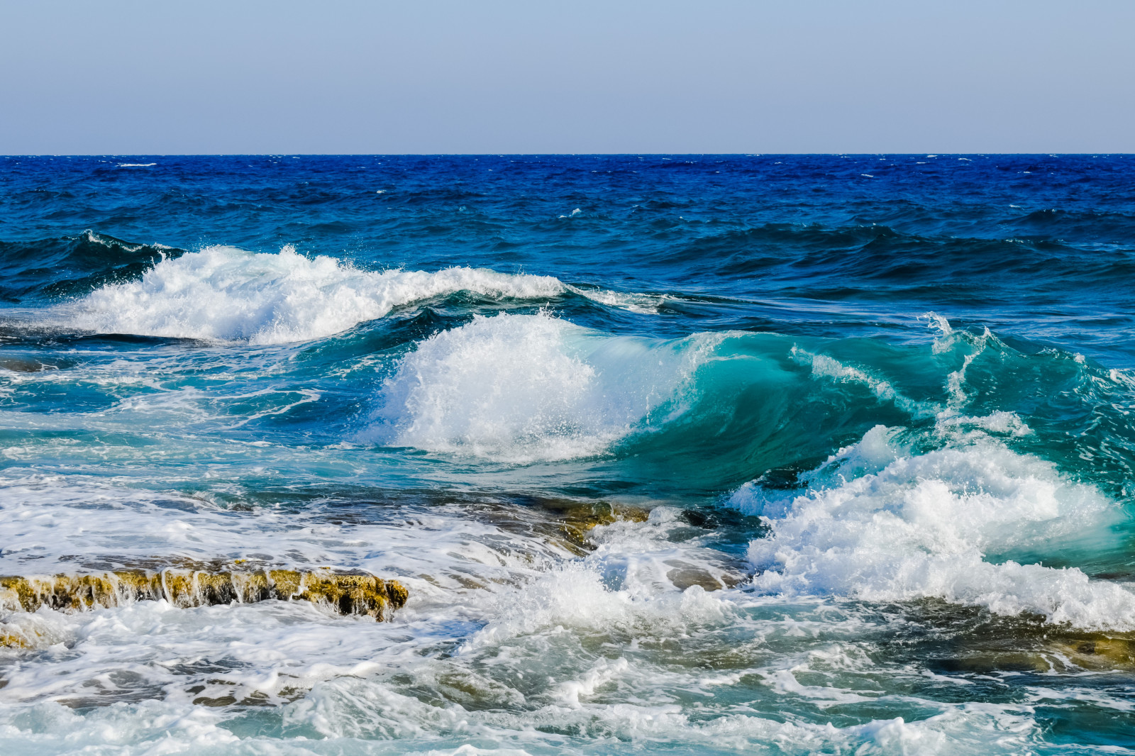 sea, ocean, Surf, stones, foam