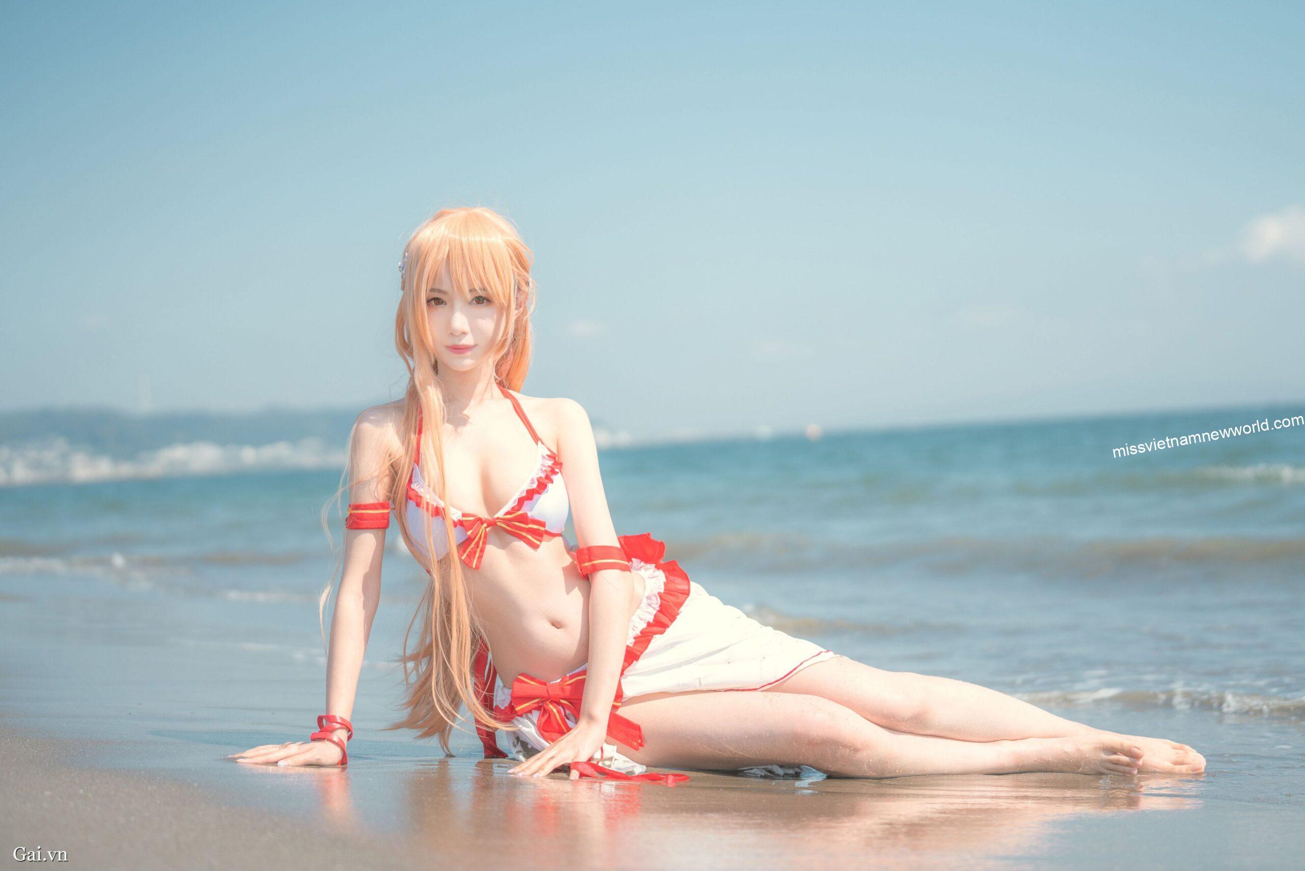 shika-cosplay-asuna-bikini