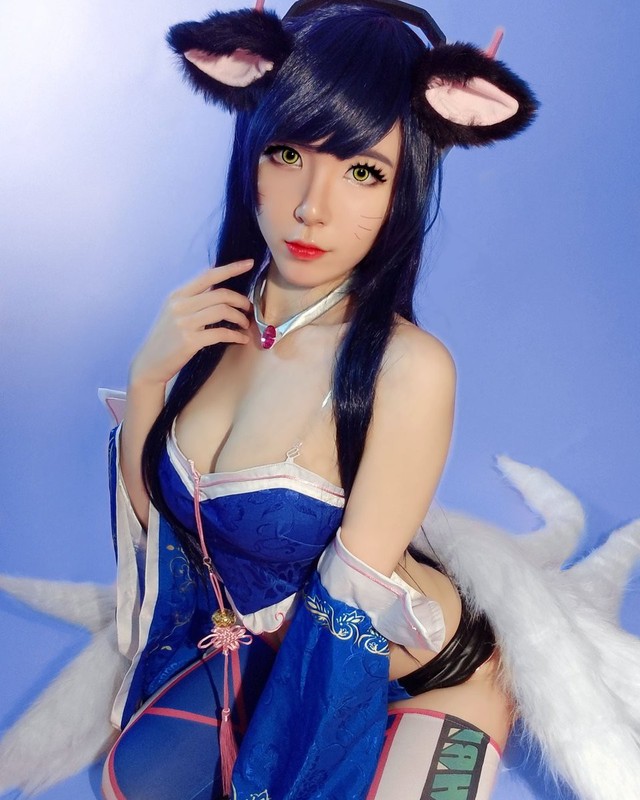 Chiêm ngưỡng nhan sắc nóng bỏng của Esther Lynn - Cô bạn gái có tâm góp phần biến Sneaky thành cosplayer hot nhất LMHT - Ảnh 10.