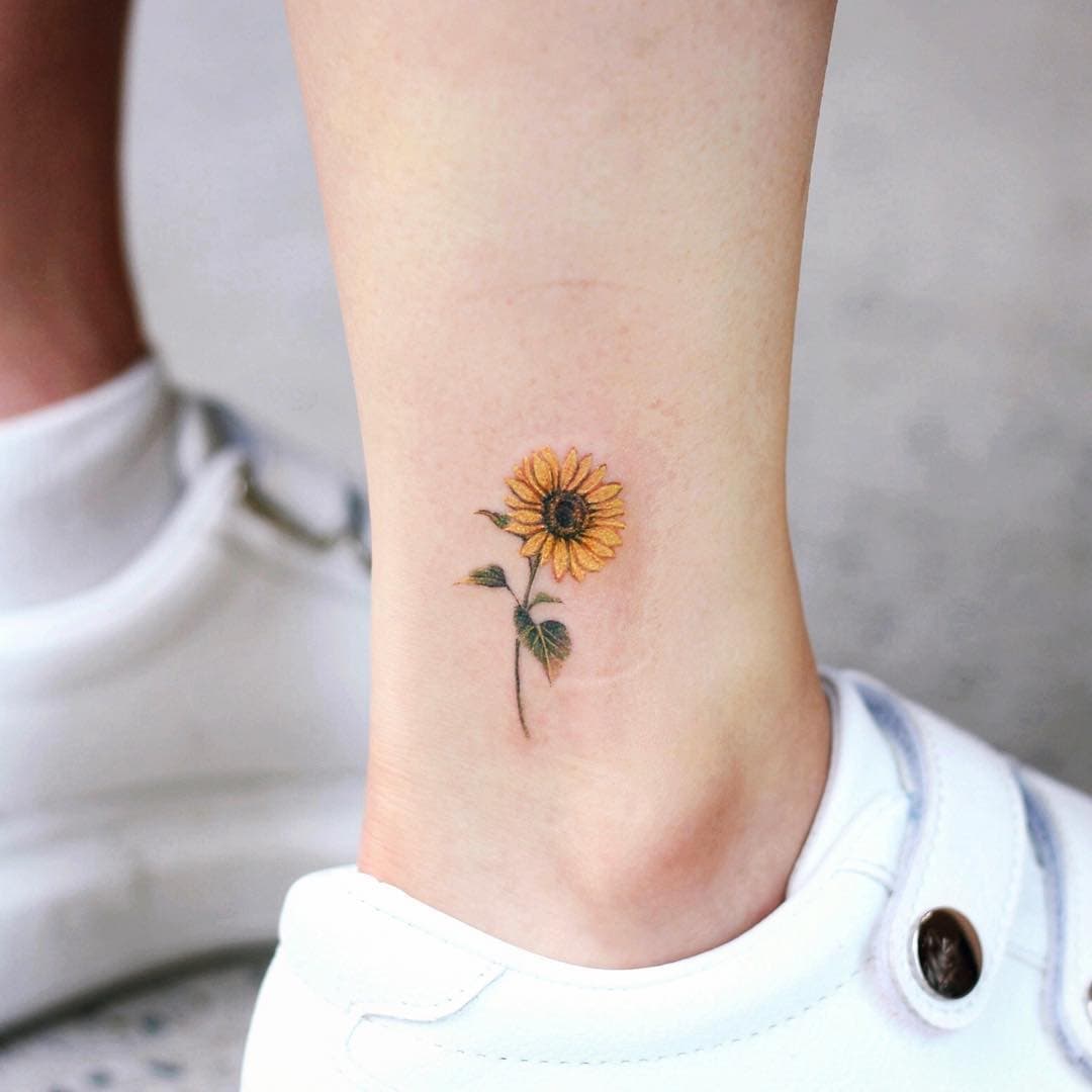 155 Sunflower Tattoos that Will Make You Glow - Wild Tattoo Art