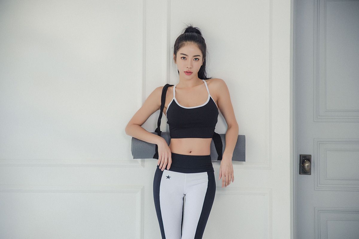 An Seo Rin model - Korean fashion Fitness Set - Jan.2018, TruePic.net