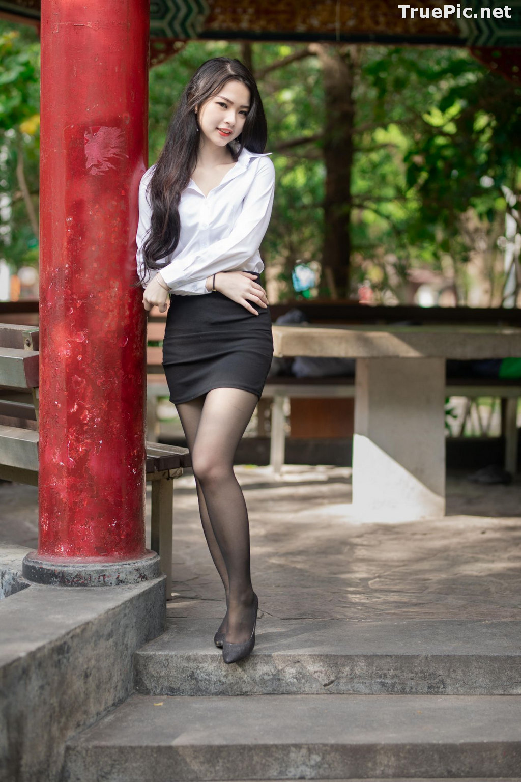 Image Taiwanese Model - 杨宓凌 - Concept The Office Girl - TruePic.net - Picture-7