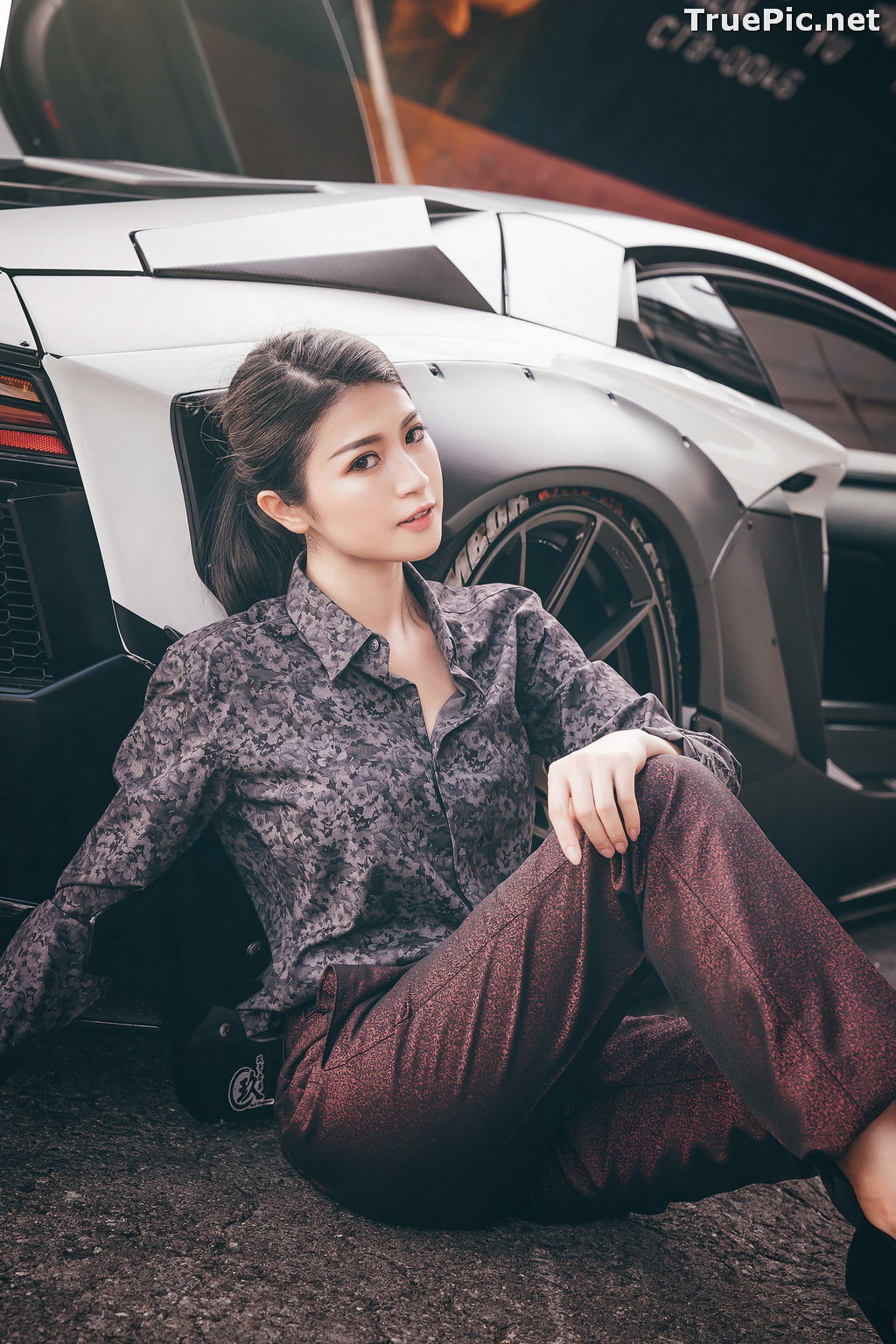 Image Taiwanese Model - 珈伊Femi - Sexy Beautiful Girl and Supercars - TruePic.net - Picture-7