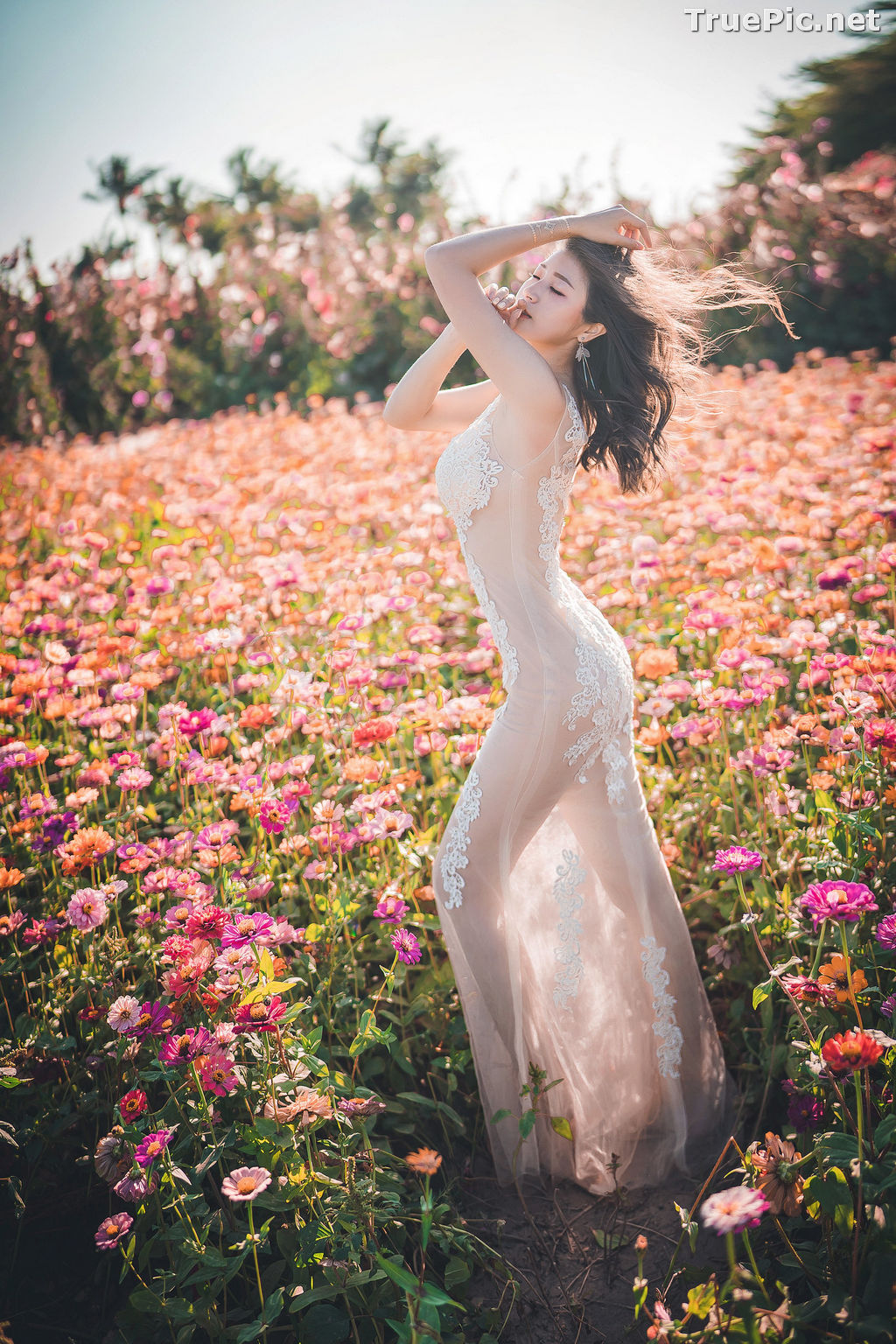 Image Taiwanese Model - 珈伊Femi - Sexy Beautiful Girl at Hollyhock Garden - TruePic.net - Picture-11