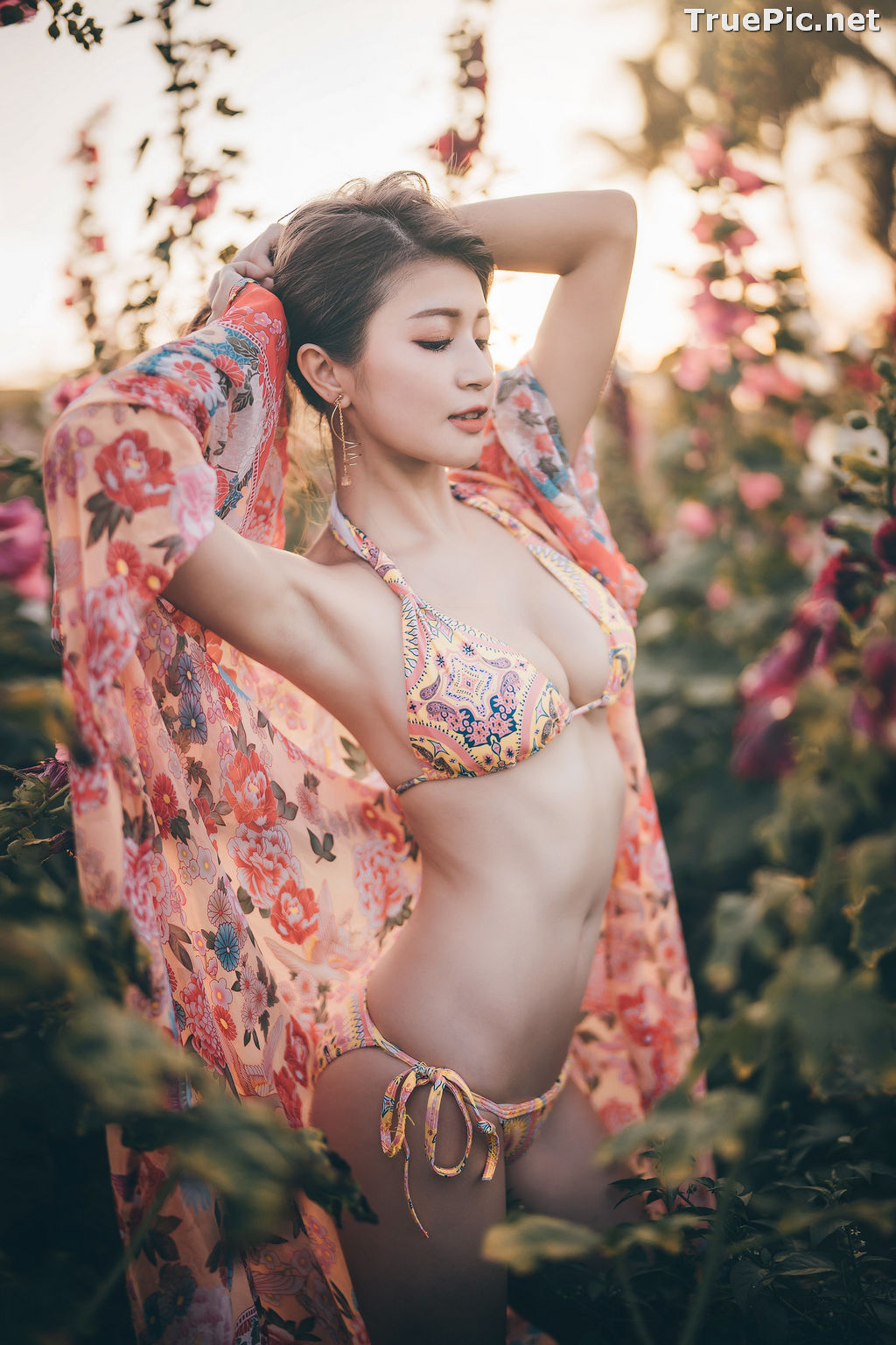 Image Taiwanese Model - 珈伊Femi - Sexy Beautiful Girl at Hollyhock Garden - TruePic.net - Picture-7