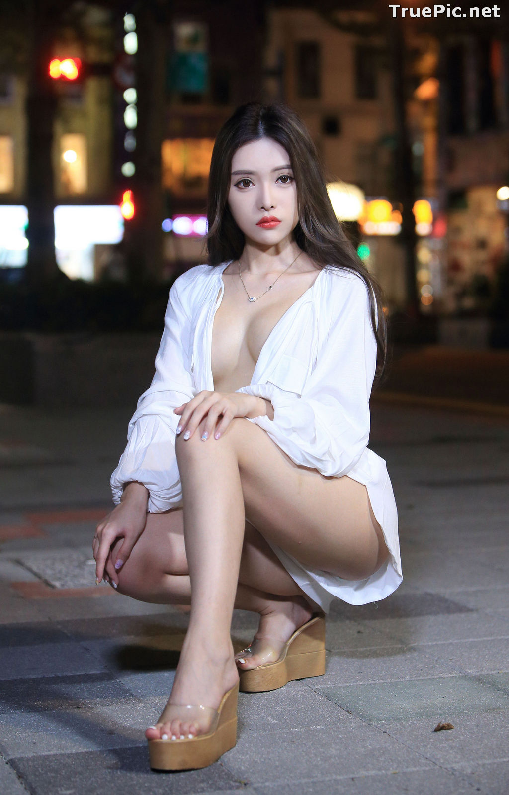 Image Taiwanese Model – 莊舒潔 (ViVi) – Sexy and Pure Baby In Night - TruePic.net - Picture-23