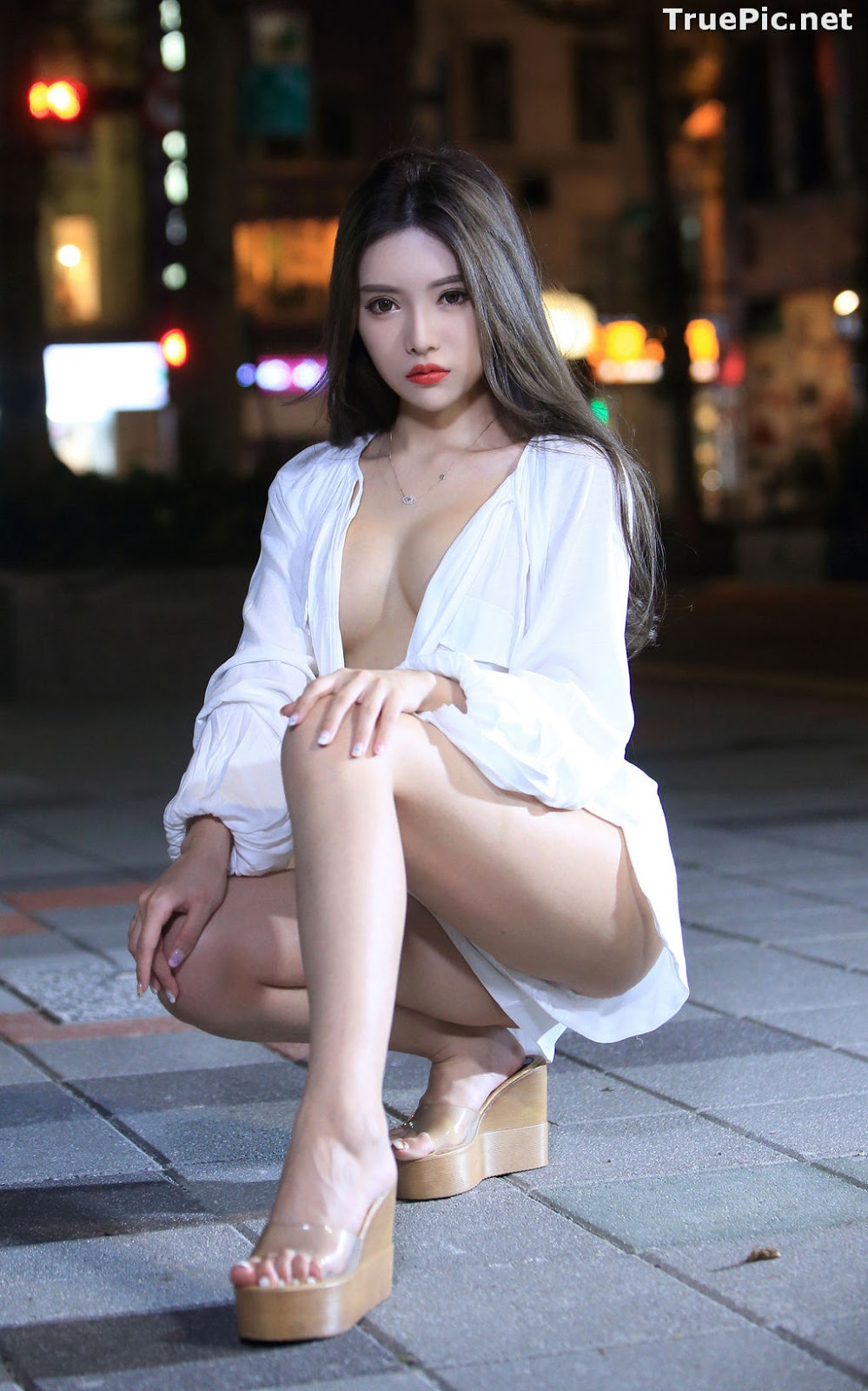 Image Taiwanese Model – 莊舒潔 (ViVi) – Sexy and Pure Baby In Night - TruePic.net - Picture-24