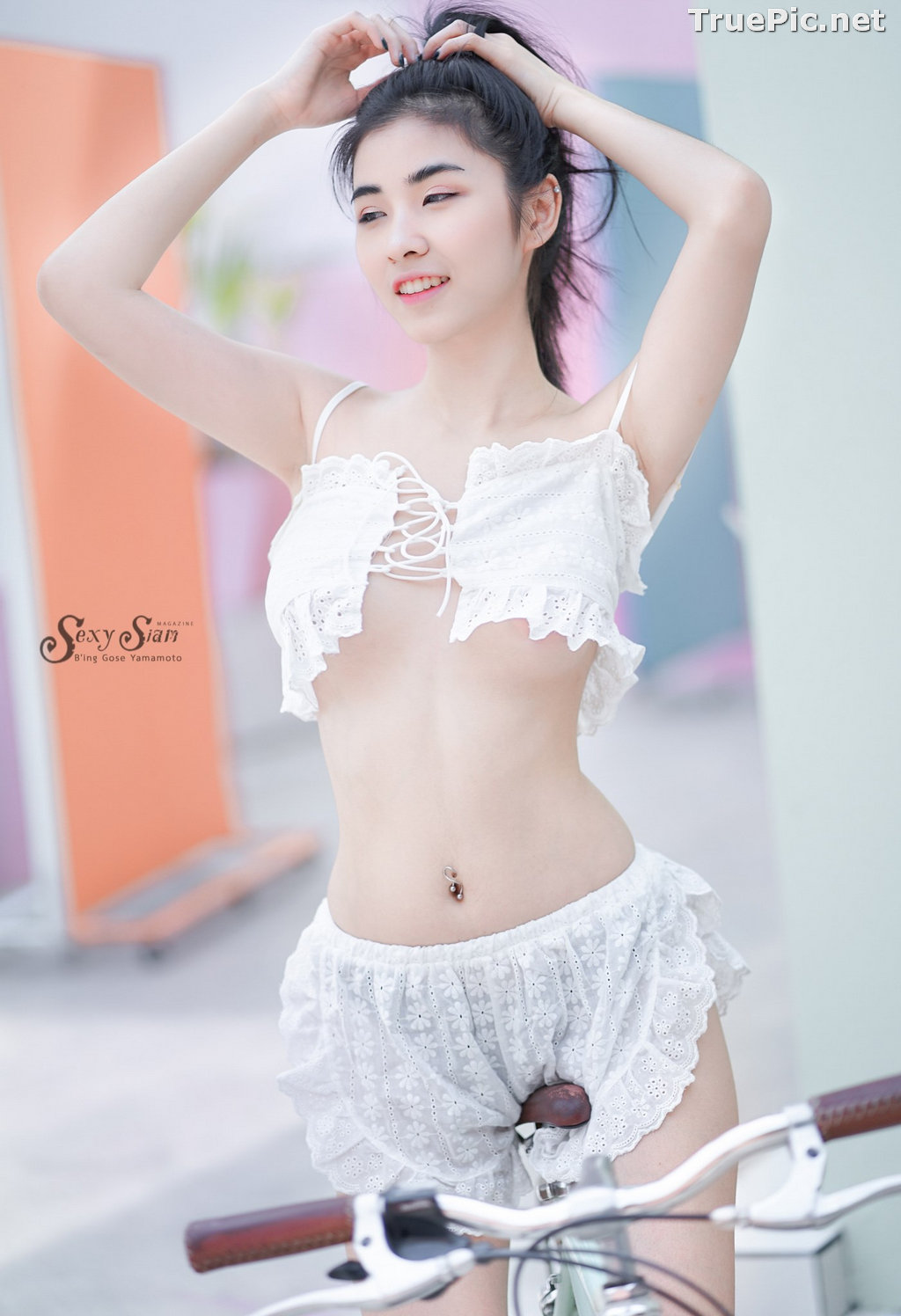 Image Thailand Model - Memie Sp - White Sexy Bikini - TruePic.net - Picture-13