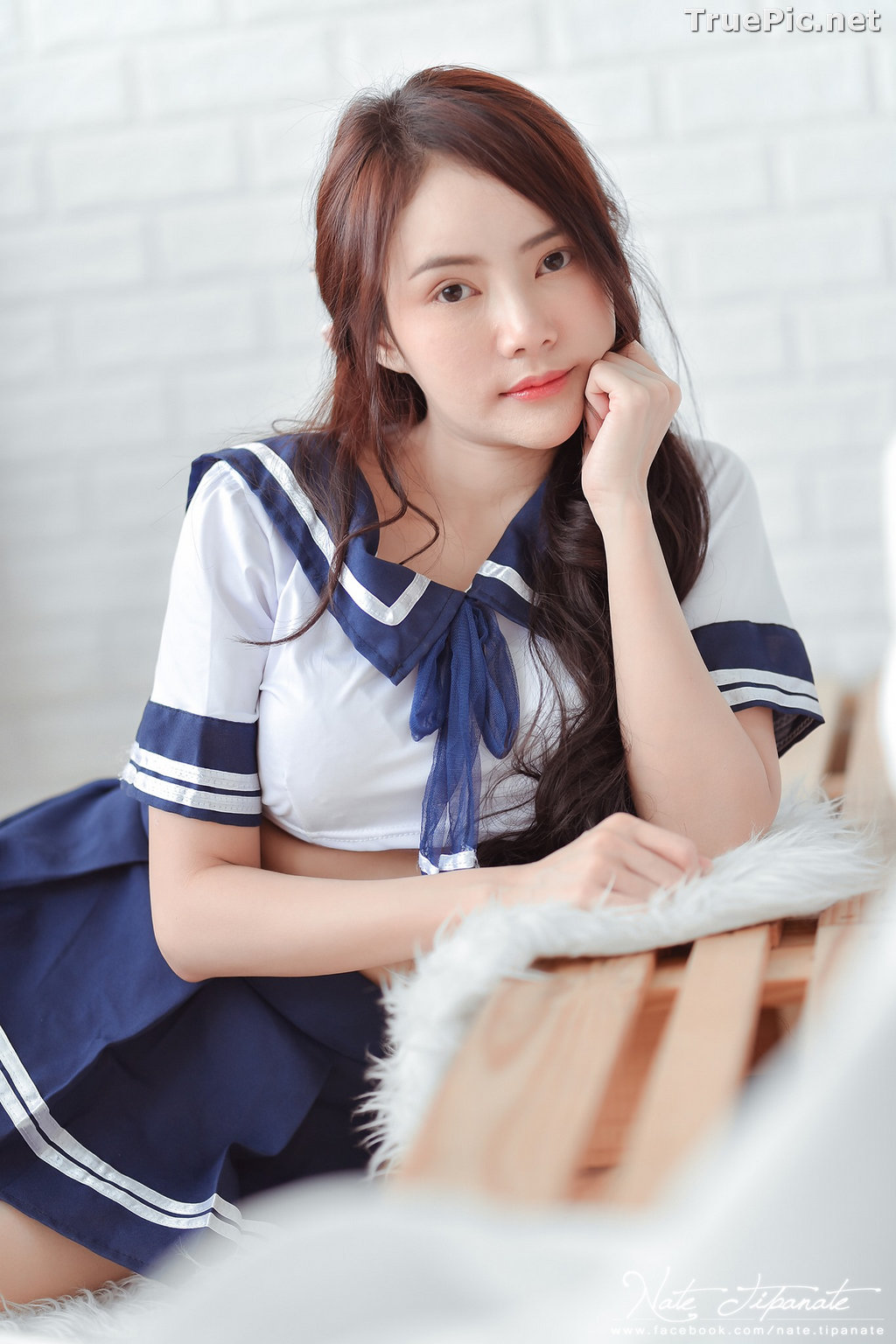 Image Thailand Model - Nattanicha Pw - Japanese School Girl Uniform - TruePic.net - Picture-3