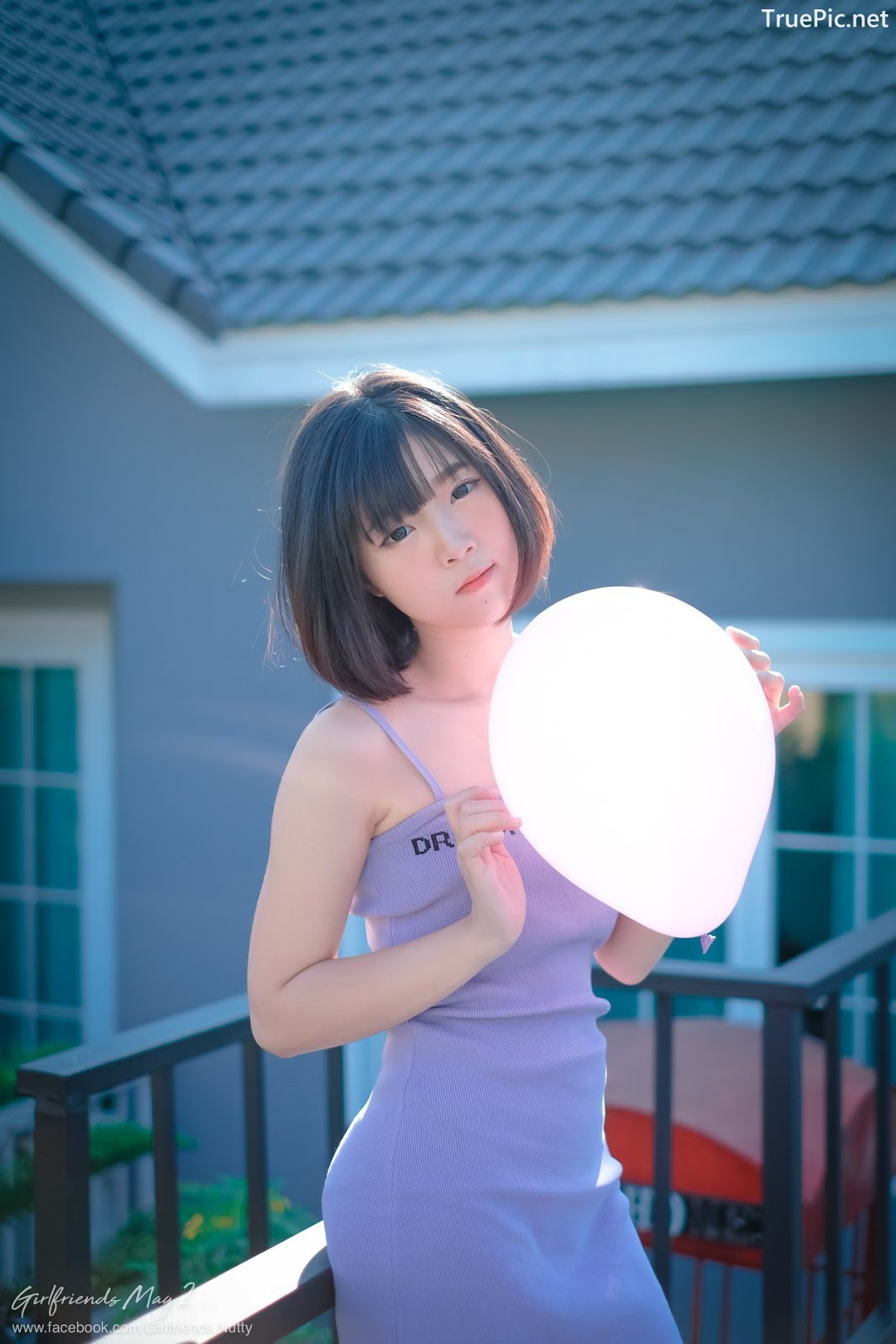 Image Thailand Model - Pakkhagee Arkornpattanakul - Purple Balloon - TruePic.net - Picture-12