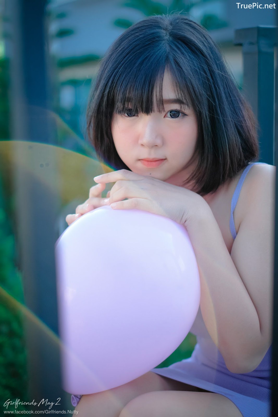 Image Thailand Model - Pakkhagee Arkornpattanakul - Purple Balloon - TruePic.net - Picture-29