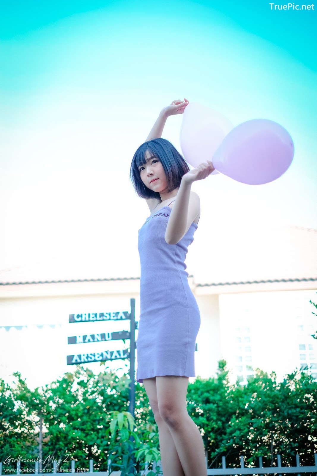 Image Thailand Model - Pakkhagee Arkornpattanakul - Purple Balloon - TruePic.net - Picture-32